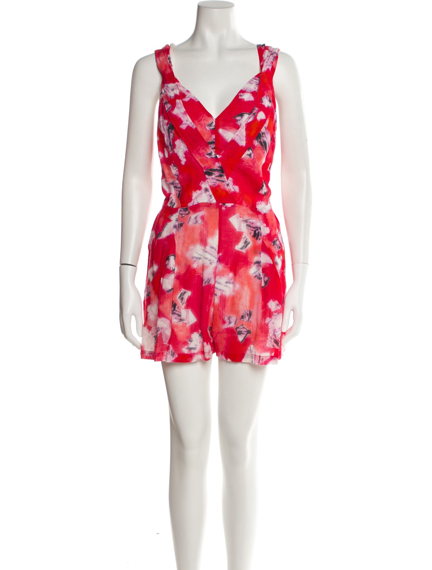 Iro Printed V-Neck Romper